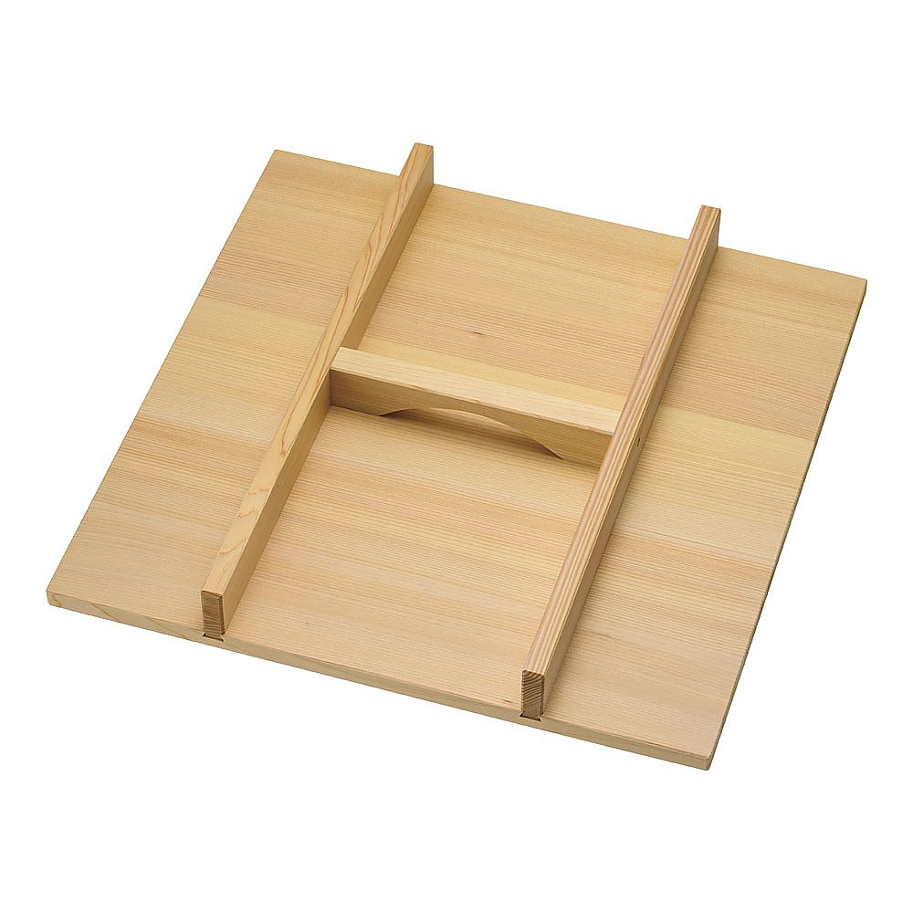 木製 角セイロ用 手付蓋(サワラ材) 39cm用画像