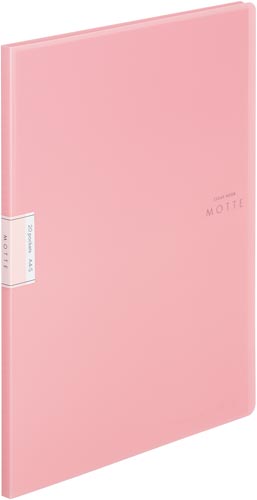 クリヤーブックモッテＡ４縦　２０Ｐ　薄ピンク１０冊画像