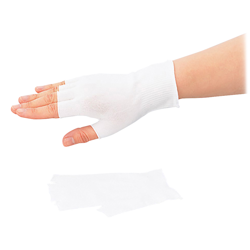 インナー手袋　指先カットタイプ　10双入