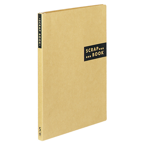 ｽｸﾗｯﾌﾟﾌﾞｯｸS(ｽﾊﾟｲﾗﾙとじ･固定式) A4 中紙40枚 背幅20mm 茶 1冊画像