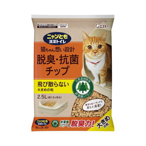 ニャンとも清潔トイレ　チップ　Ｌ　２．５Ｌ画像