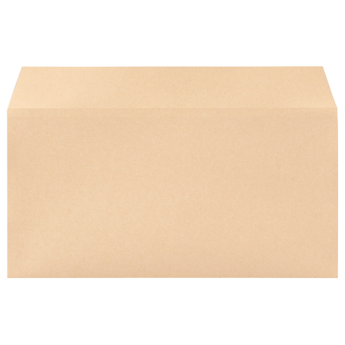 ﾌﾟﾘﾝﾀｰ専用封筒 横型長3 85g/m2 ｸﾗﾌﾄ 1ｾｯﾄ(500枚:50枚×10ﾊﾟｯｸ)画像