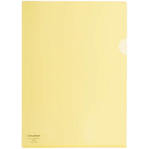 ＜スーパークリヤー１０＞Ｂ５レモンイエロー×５冊画像