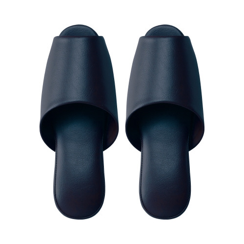 抗菌多機能ビニールスリッパ　前あき　ネイビー４０足画像