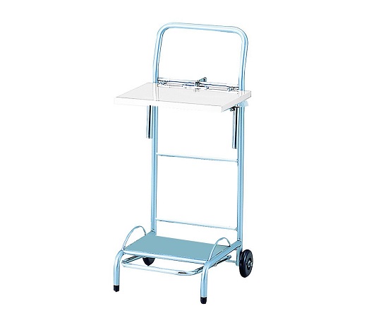 ゴミ袋スタンド（フタ付） ホワイト画像