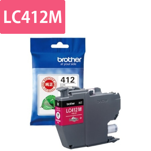 純正インク　LC412M　マゼンタ画像