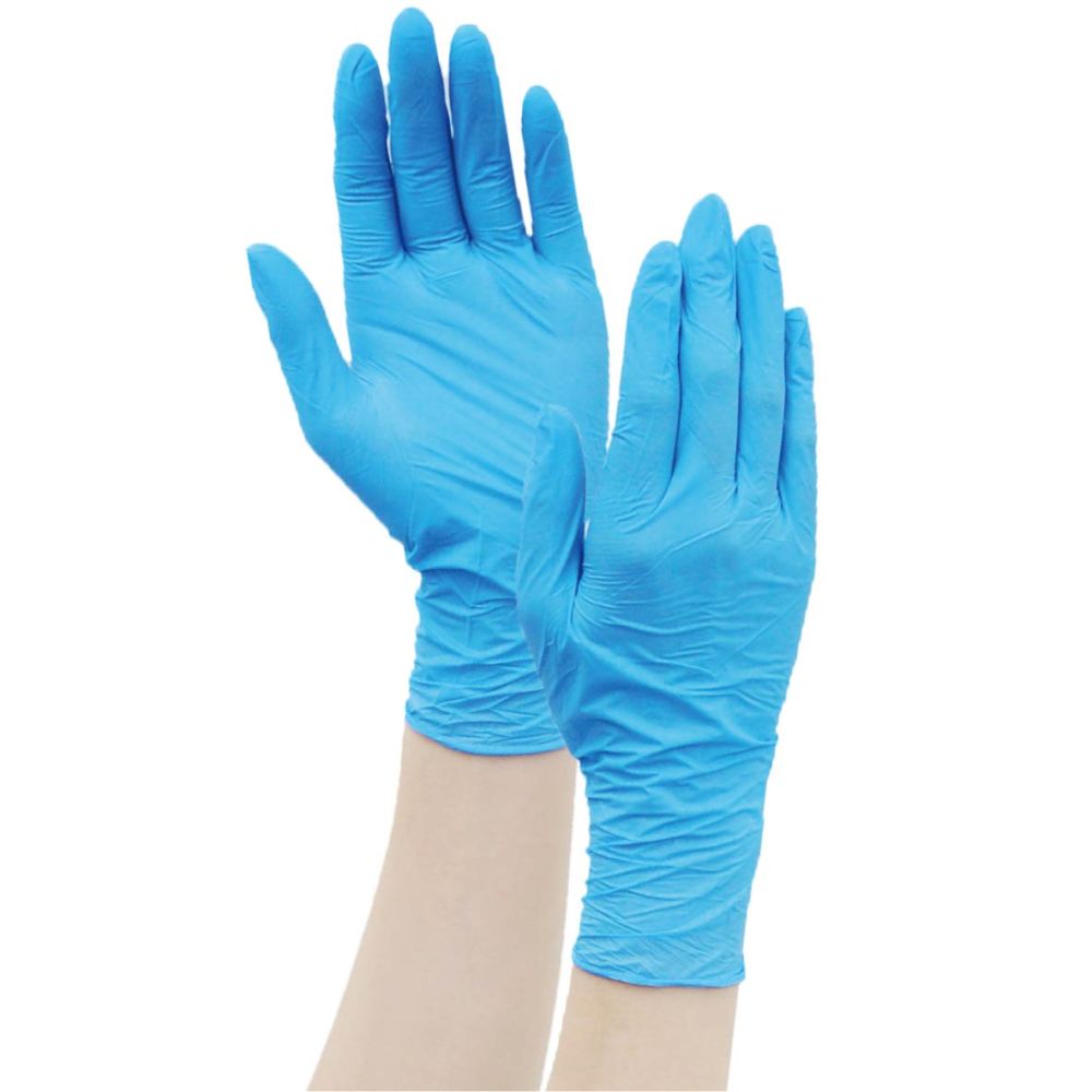 タケトラ ニトリル手袋　ブルー　S　200枚入画像