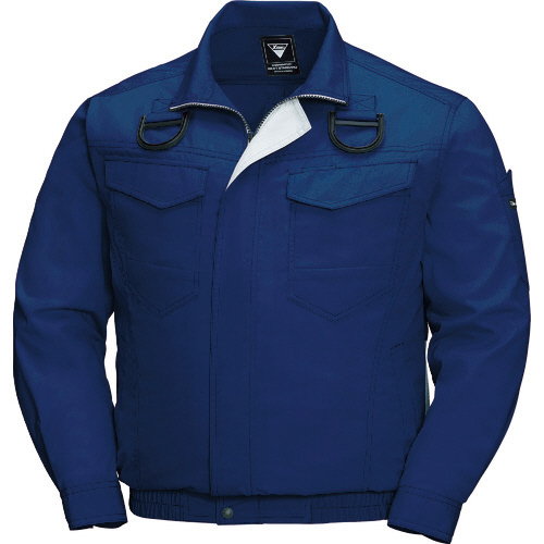 空調服 綿ﾎﾟﾘ混紡ﾍﾟﾝﾀｽﾌﾙﾊｰﾈｽ仕様空調服 ﾃﾞｨｰﾌﾟﾈｲﾋﾞｰ S 1着画像