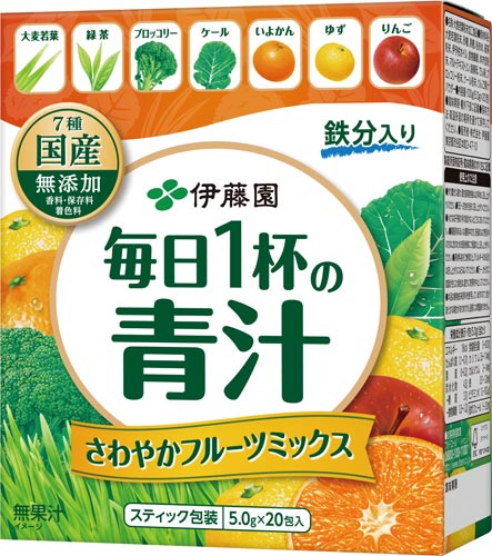 毎日１杯の青汁スティック　フルーツミックス２０本画像