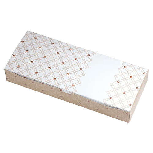 ルミアサービス箱１０個　七宝　つなぎ　くり色画像