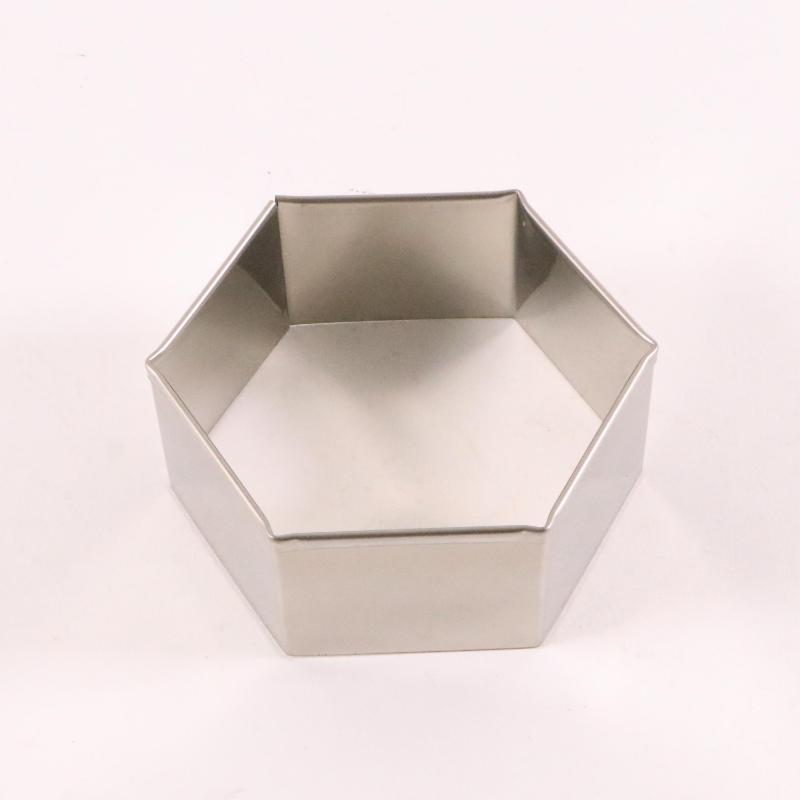 製菓用型 たかもりの18-8パテ抜 亀甲 No.12 96mm たかもり画像