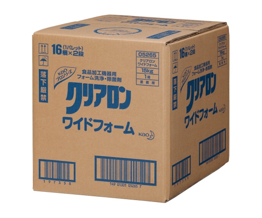 フォーム洗浄・除菌剤(食品加工機器用)　クリアロンワイドフォーム　15kg画像