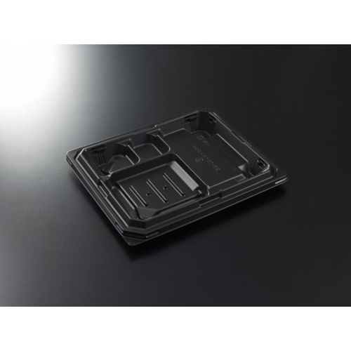 中央化学 弁当容器 CT 宝台膳 23-19E BK 本体画像