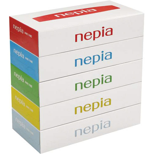 ネピアティシュ　１５０Ｗ×５箱パック画像