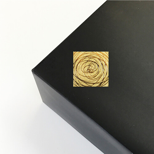 汎用性のあるデザイン！ザラザラとしたテクスチャがおしゃれなギフトシール