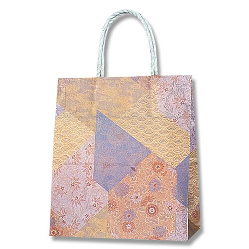 手提げ紙袋（ツヅレ・口折丸紐・幅220×マチ120×高さ265mm）画像