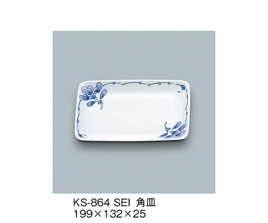 角皿　青風