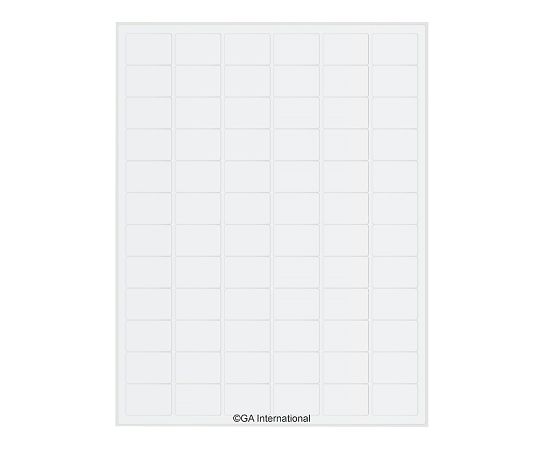 透明リムーバブル低温ラベル（レーザープリンタータイプ）　72ラベル×16シート入画像