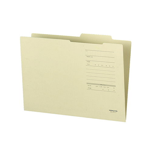 A4ｼﾞｬｽﾌｫﾙﾀﾞｰ(Eﾀｲﾌﾟ) 黄 1ｾｯﾄ(10冊)画像