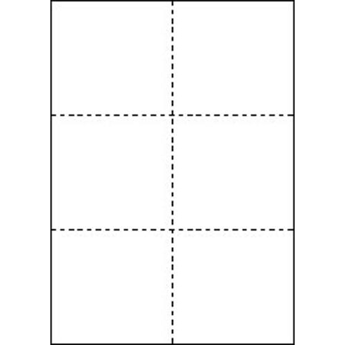 マルチプリンタ帳票　Ａ４　白紙６面　１００枚画像