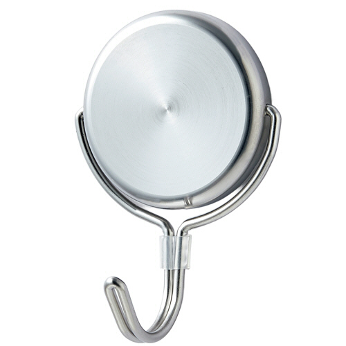 ｽﾃﾝﾚｽﾎﾞﾃﾞｨ ﾊﾟﾜｰﾏｸﾞﾈｯﾄﾌｯｸ ﾌﾗｯﾄ 耐荷重12kg ｼﾙﾊﾞｰ 1個画像