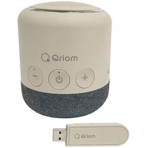 Qriom ﾃﾚﾋﾞ用お手元ｽﾋﾟｰｶｰ ｵﾌﾎﾜｲﾄ 1台画像