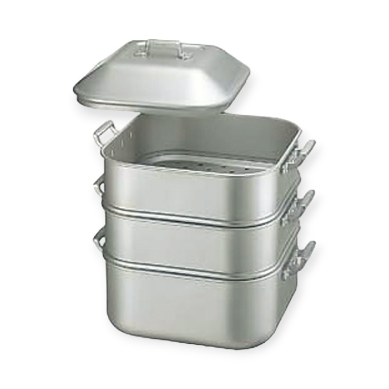 調理用品 キング アルマイトジャンボ蒸器 大(茶碗60ヶ)画像