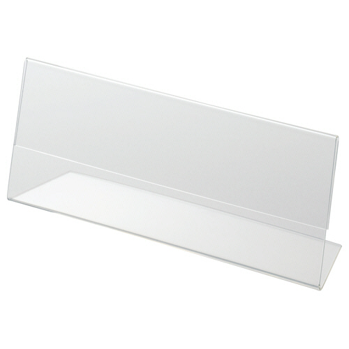 ｱｸﾘﾙ製ｶｰﾄﾞ立て L型 大 200×76mm 1個画像