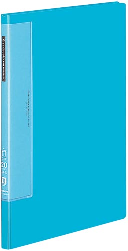 クリヤーブックＷＣ　固定式Ａ４縦２０枚水１０冊画像