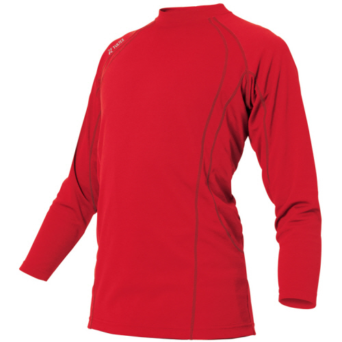 TULTEX(ﾀﾙﾃｯｸｽ) 長袖Tｼｬﾂ 冷感ﾌﾟﾘﾝﾄ 二重編み裏ﾌﾟﾘﾝﾄﾆｯﾄ ﾚｯﾄﾞ 4L 1着