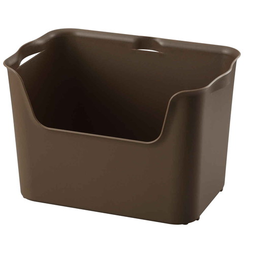 収納ボックス カタス L カラーボックス インナーボックス 引き出し ブラウン画像