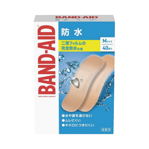 バンドエイド　防水　Ｍサイズ　４０枚画像