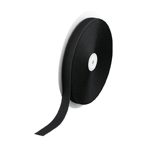 ﾏｼﾞｯｸﾃｰﾌﾟ 縫製用A側 25mm×25m 黒 1巻画像