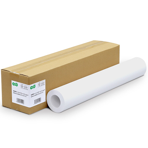 普通紙ﾛｰﾙ(ｺｱﾚｽﾀｲﾌﾟ) A0ﾛｰﾙ 841mm×60m 64g 1本画像