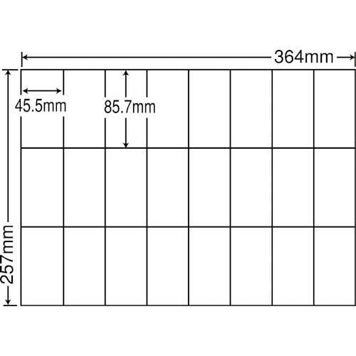 ナナコピー　マルチタイプ　Ｂ４　２４面　５００枚画像