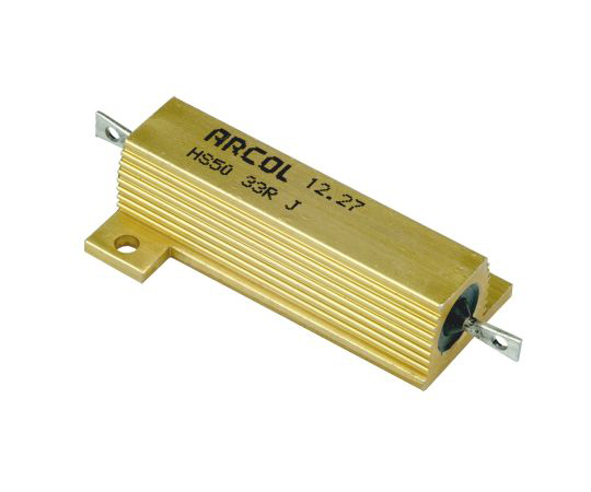 大電力用　メタルクラッド抵抗器　50W　33Ω　±5%画像