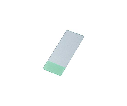 剥離防止コートスライドグラス(MAS-GP typeA) 26×20mm グリーン 100枚入画像