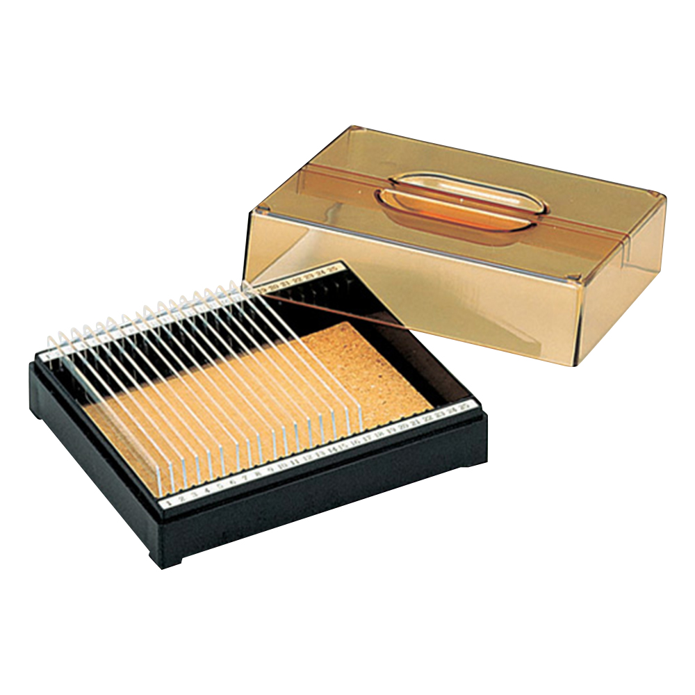 プレパラートケースフタ付き 93×113×44mm