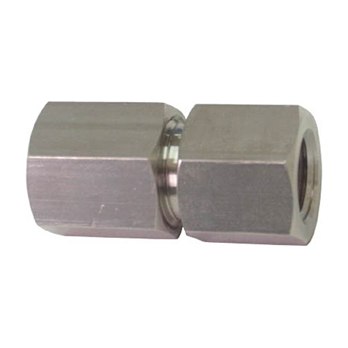 高圧継手(ﾒｽ×ﾒｽ 袋ﾅｯﾄﾀｲﾌﾟ) 1個画像