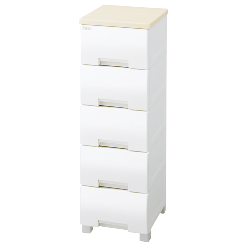 Fitsﾌﾟﾗｽ 幅35×奥行41×高さ105cm 5段 ﾒｰﾌﾟﾙ 1台画像