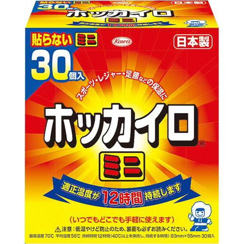 ホッカイロ　貼らない　ミニ　３０個