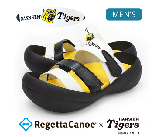 リゲッタカヌー　タイガース メンズ ホワイト LL（28.5～29.0）画像