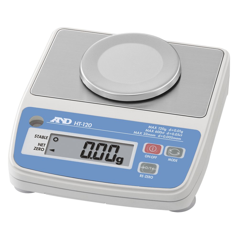 高精度スケール HT-120  ひょう量:120g 最小表示:0.01g  一般校正付画像