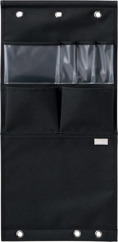 ウォールポケットスリムタイプ　ブラック画像