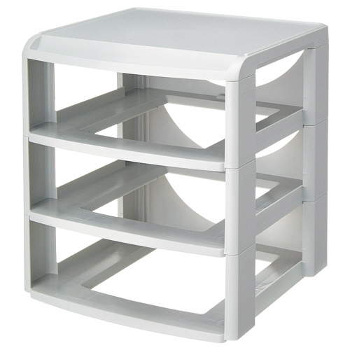 ﾚﾀｰﾄﾚｰﾗｯｸ ｸﾞﾚｰ 1個画像