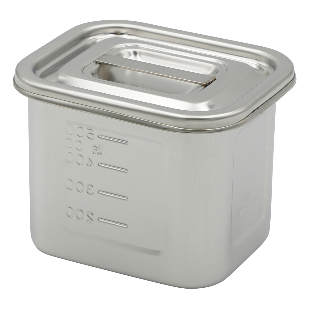 角型目盛付ポット　0.6L