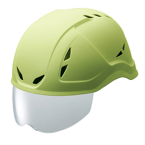 PE製軽作業帽(ｼｰﾙﾄﾞ面･通気孔) SCL-400VS ｸﾞﾘｰﾝ 1個画像