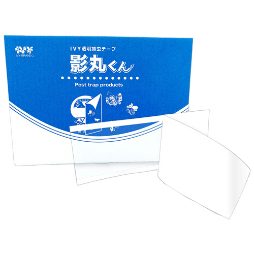 IVY 透明捕虫ﾃｰﾌﾟ <影丸くん> 100×300mm 透明 1ﾊﾟｯｸ(10枚)画像