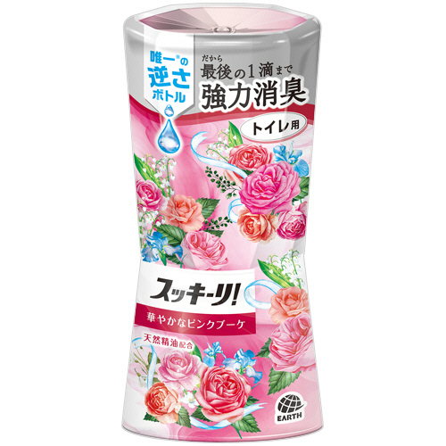 ﾄｲﾚのｽｯｷｰﾘ! ﾋﾟﾝｸﾌﾞｰｹ 400mL 1ｾｯﾄ(3個)画像