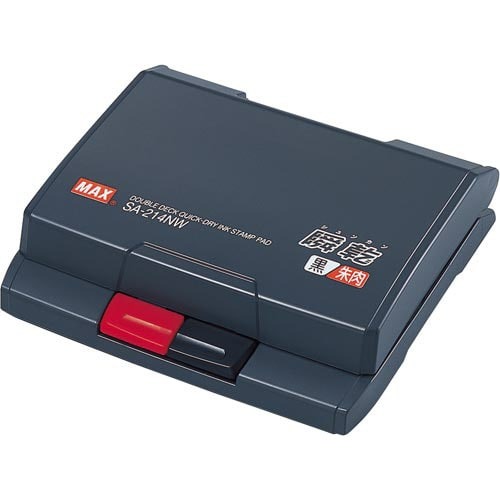 瞬乾２段式ワンタッチスタンプ台黒・朱画像